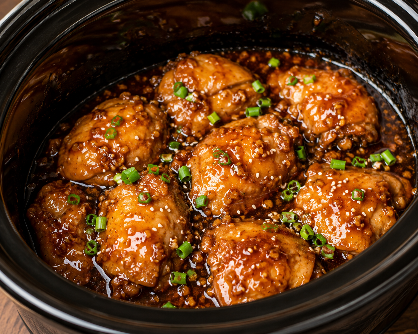 Crockpot Honey Garlic Chicken